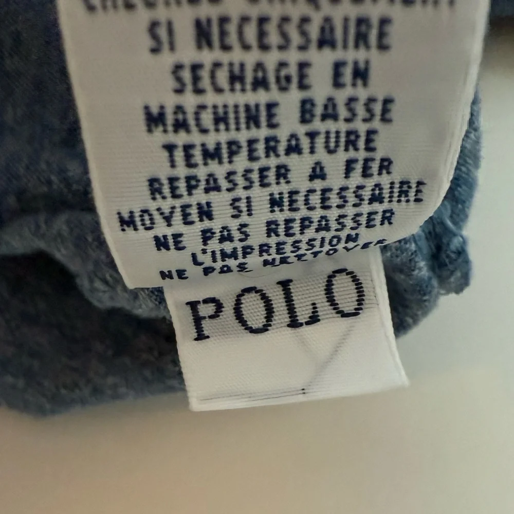 Polo Ralph Lauren Men’s Long Sleeve T-Shirt Blue Heather XL 100% Cotton